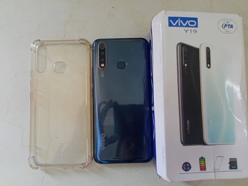 Vivo y19 8/256 gb with box best condition 0