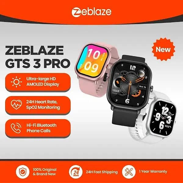 ZEBLAZE GTR 3 PRO Smart Watch|Stylish Wrist Watch|Men's Watch 0
