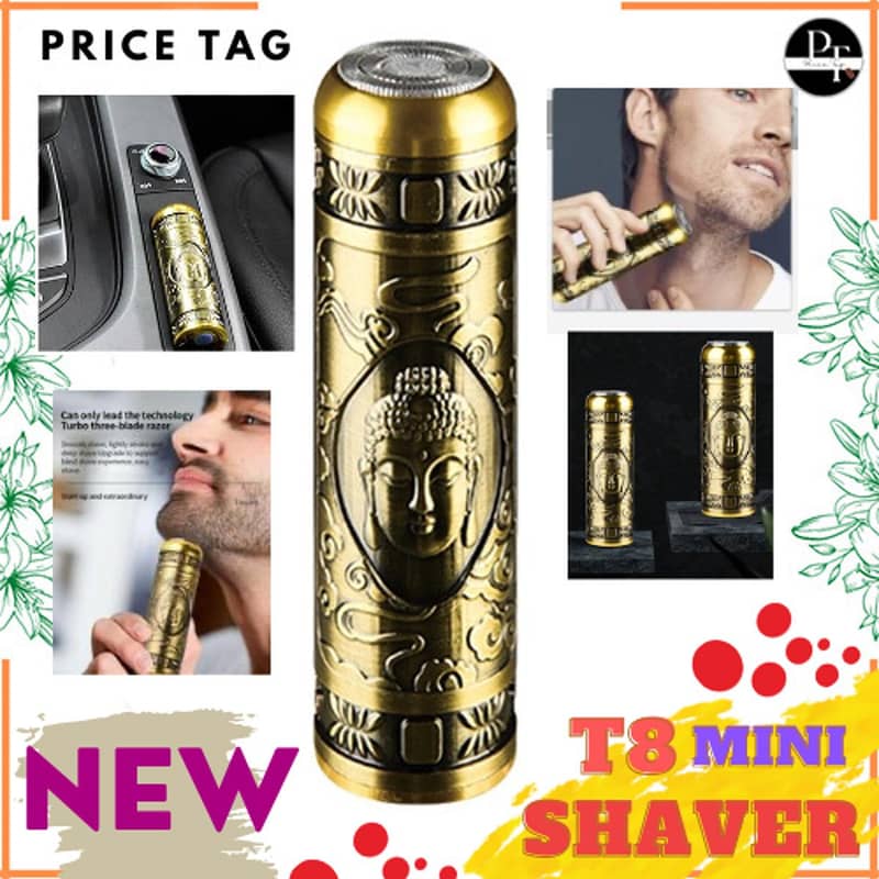 T8 Mini Portable Electric Shaver for Men and Women Trimmer Dc free 1
