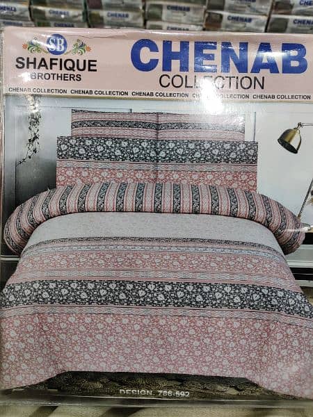 Double Bedsheets With 2 pillow 4