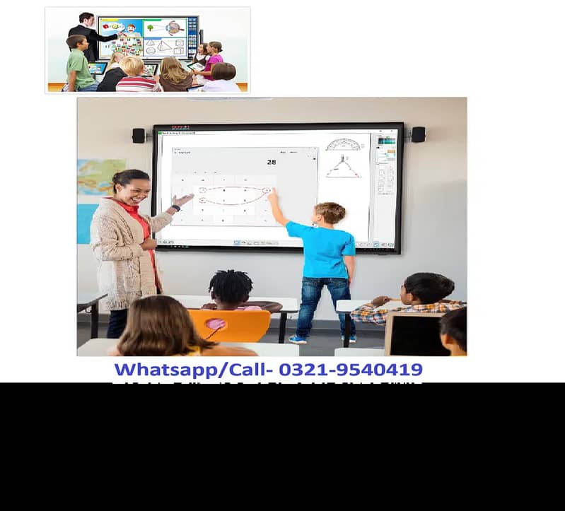 Digital Board, Smart Board, Interactive Touch Led Screen, Smart Class 8