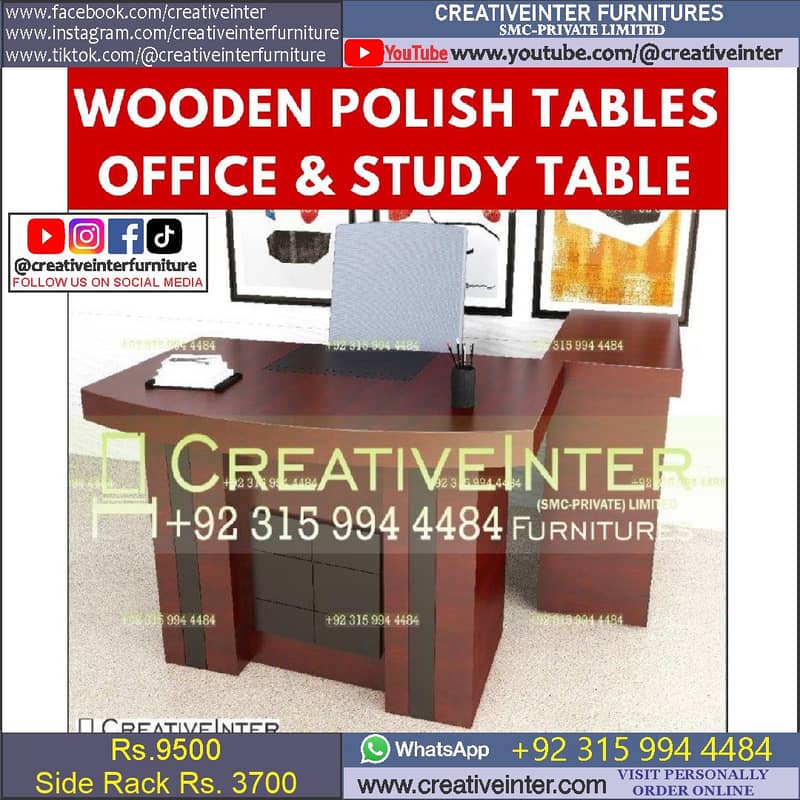 Office Executive table Chair Conference Reception Manager Table Desk 1