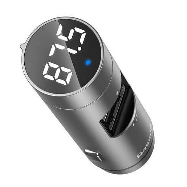 Baseus Bluetooth FM transmitter with USB Charger BS-01 New without box 2