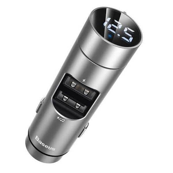 Baseus Bluetooth FM transmitter with USB Charger BS-01 New without box 3