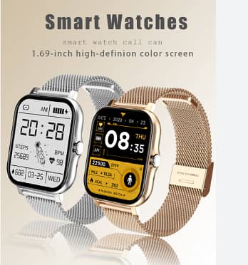Y13 Smart watch, 1.69" inch hd screen, waterproof, with 1 free strap 2