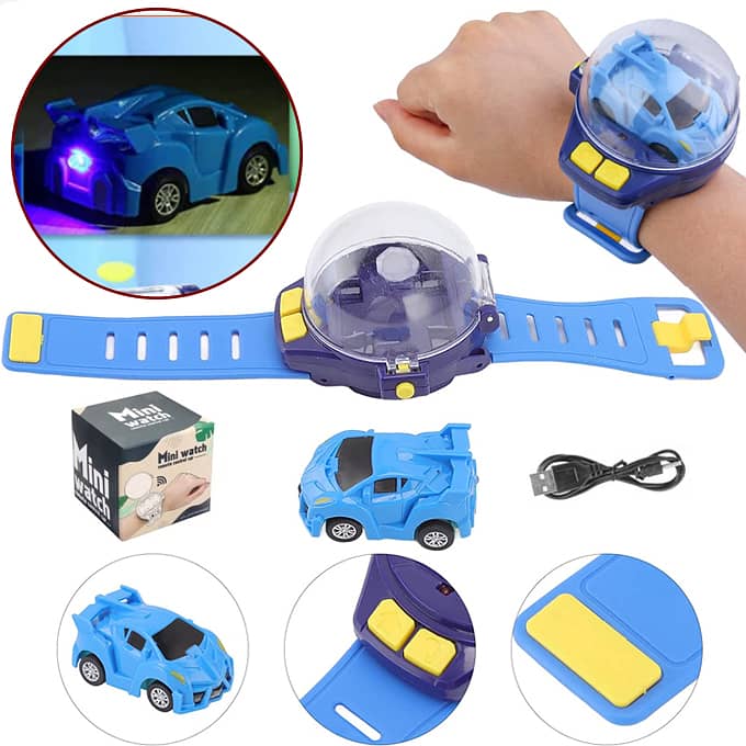 Mini Watch Remote Control Car 2.4GHz Rechargeable 0