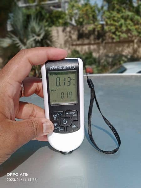 Car Paint Tester Digital Coating Thickness Guage HW-300 Pro 4