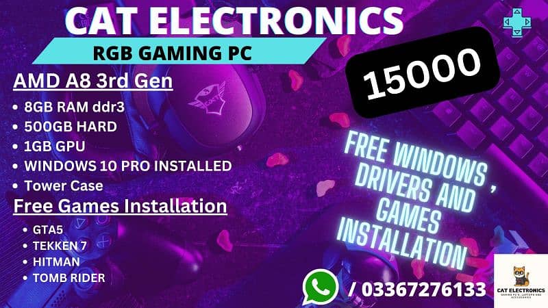 Gaming PC / RGB Gaming PC / Full Gaming Setup / RGB Gaming Setup 2