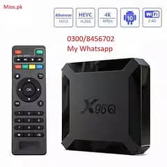 Android tvBoxes 5000+ Chanel free X96q Quad Core 2gb+16gb 4k air mouse 3
