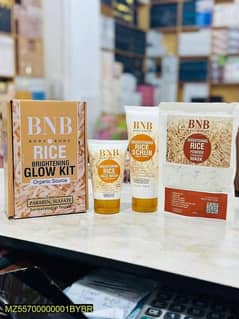 Bnb rice facial kit | glow rice kit | skin brightening