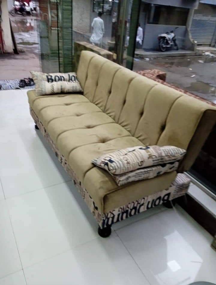 Elegant Sofa set for sale | sofa cumbed | L shape sofa set | dewan 18