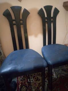 wooden chairs
