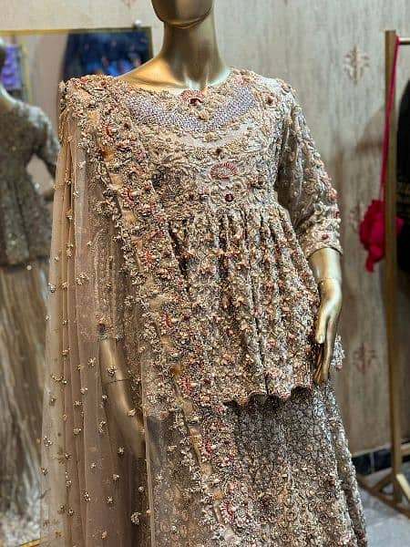 Bridal | Barat | wedding | Lehenga | Designer Nikkah Dress For Bride 2