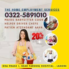 House maids , Helpers , cook , Nanny , Couple , Drivers ,Patient care,