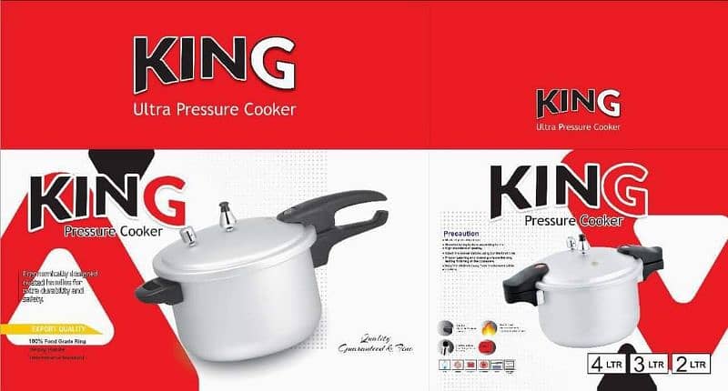 King pressure Cooker / Cooking pot 1