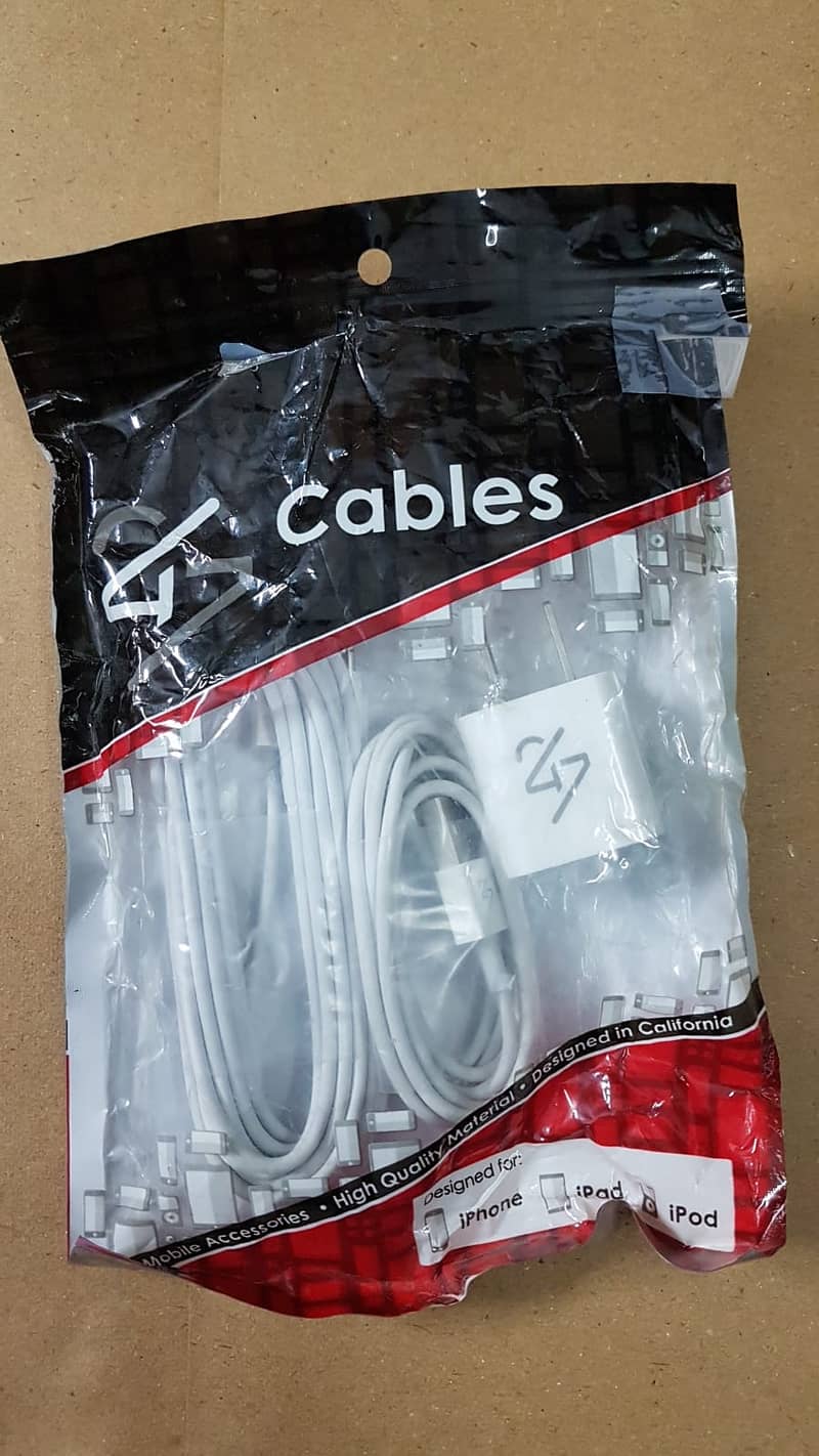 iPhone Charger & Cables (New) 0