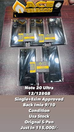 Note 20 ULTRA 12/128 GB Usa 5G Approved