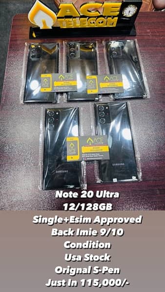 Note 20 ULTRA 12/128 GB Usa 5G Approved 4