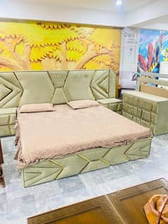 bed dressing side table/double bed/bed/bed set/Furniture/bedroom set