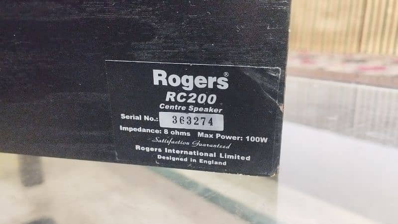 2 Center Speakers PARADIGM & ROGERS RC200 (Yamaha JBL Denon) 14