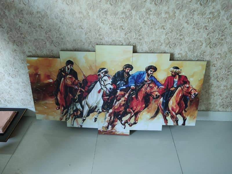 beautiful horses painting 0