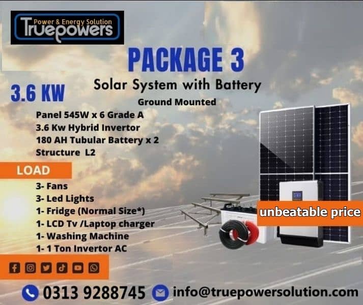 Solar Systems Industrial Commercial Residential  3KW to 50MW 7