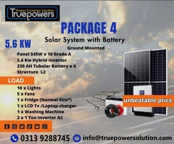 Solar Systems Industrial Commercial Residential  3KW to 50MW 9