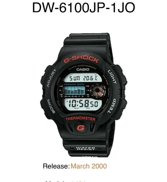 G shock dw 6100 hot sale