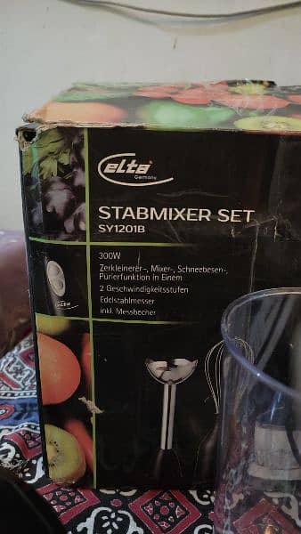 Hand blender, mini chopper and mixer set 5