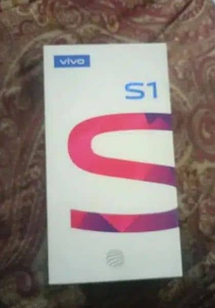 vivo s1 for sale 4gb ram/128gb memory with box official pta approved 0