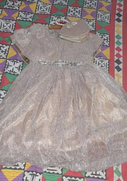 4 to 6 years baby girl party wear dress 1