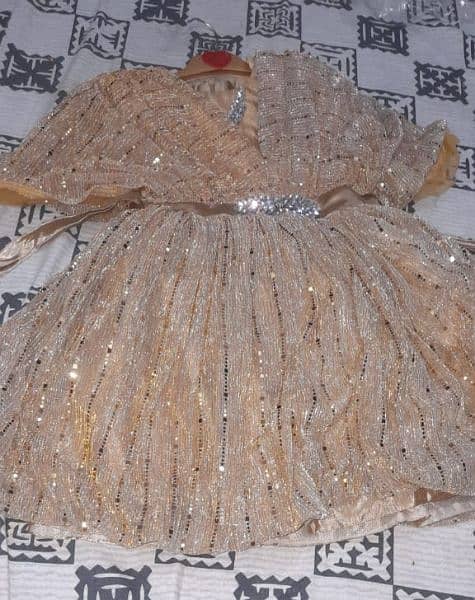 4 to 6 years baby girl party wear dress 2