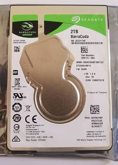 New 2TB Hdd 2.5" for laptop SEAGATE baracuda
