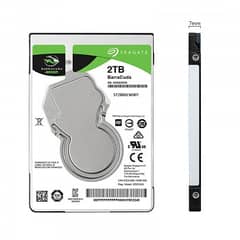 New 2TB Hdd 2.5" for laptop SEAGATE baracuda