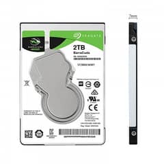 2TB Hdd 2.5" for laptop SEAGATE baracuda