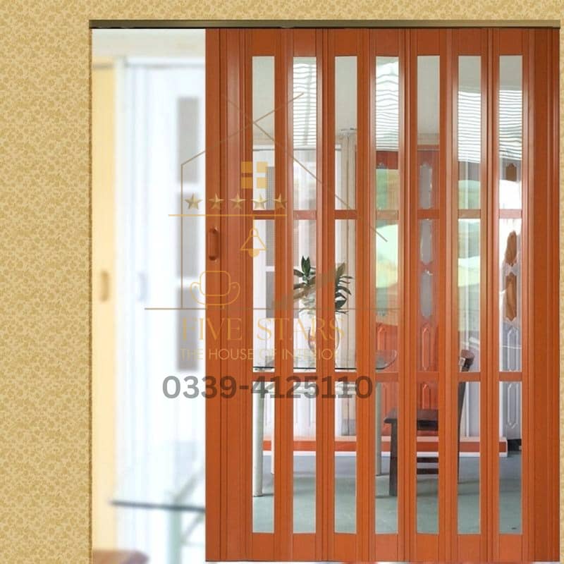 Modern and Durable PVC folding Partition Doors - Transform Your Space 6
