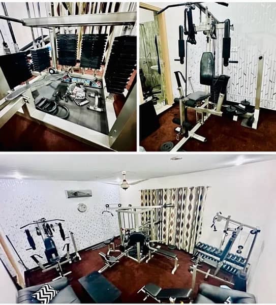 427KG solid weight stack - Multi 12 Station Commercial GYM 3