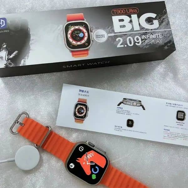 T900 Ultra Smart Watch Infinite Display 49MM Dial Size 0