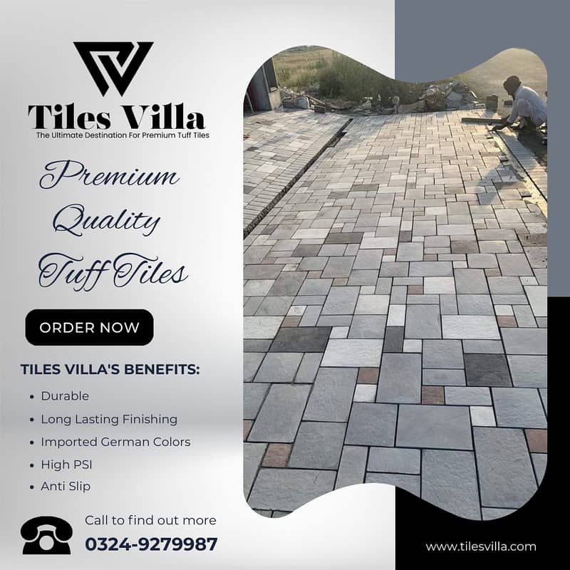 Tough Tiles / Exterior Tiles / Ramp Tiles / Car Porch Tiles 6
