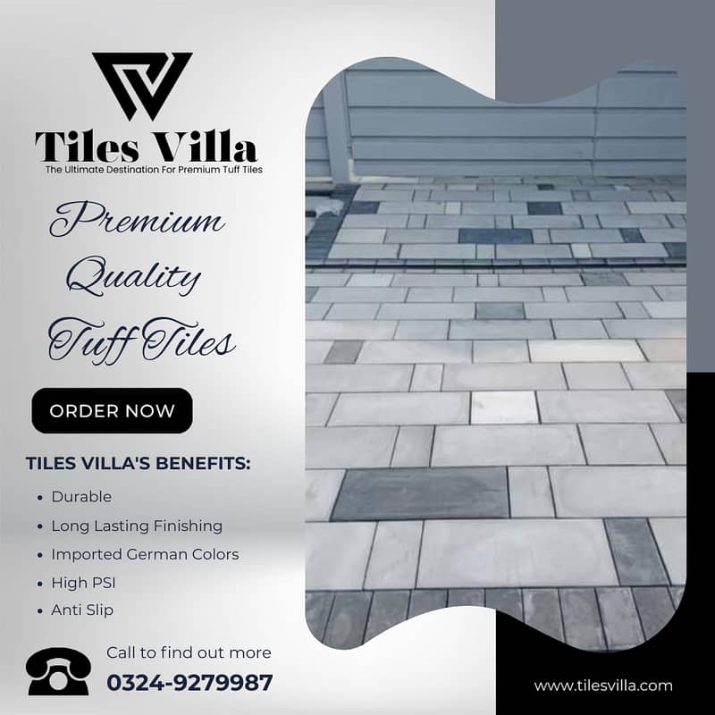 Tough Tiles / Exterior Tiles / Ramp Tiles / Car Porch Tiles 9