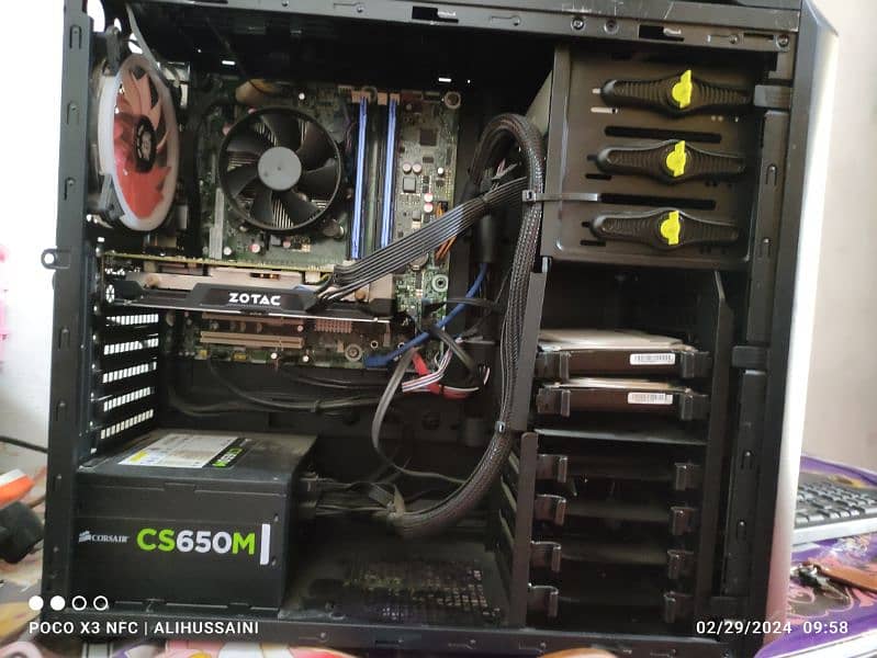 Intel Core i7-3770.3. 90 GHz ; 1TB hard R. 16GB 256  SSD GTX 1060.6gb 6