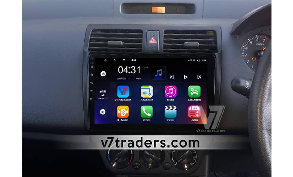 V7 Suzuki Swift Android LCD LED Car Touch Panel GPS Navigation DVD Car 1