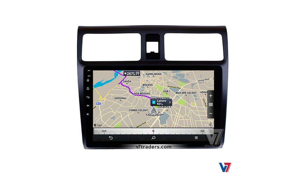 V7 Suzuki Swift Android LCD LED Car Touch Panel GPS Navigation DVD Car 7