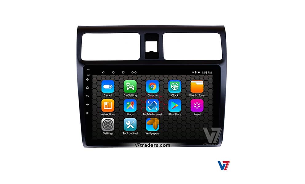V7 Suzuki Swift Android LCD LED Car Touch Panel GPS Navigation DVD Car 8