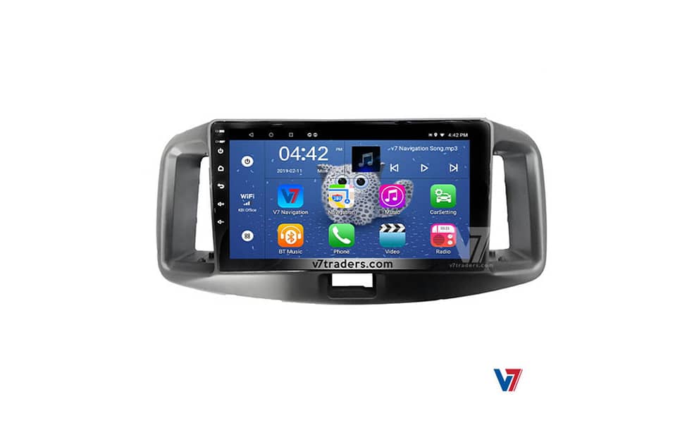 V7 Daihatsu Mira Android LCD LED Car Panel GPS Navigation DVD 4
