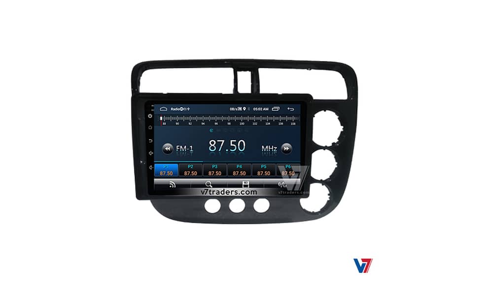 V7 Honda Civic 2002 to 2006 LCD LED Car Android GPS navigation player 7
