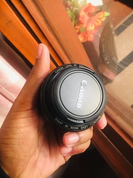 Canon 50mm lens f1.8 fresh all okay auto manual dual 5