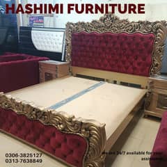 Bed/Deco Paint Bed/Luxury Bed/ Pure Wooden Bed