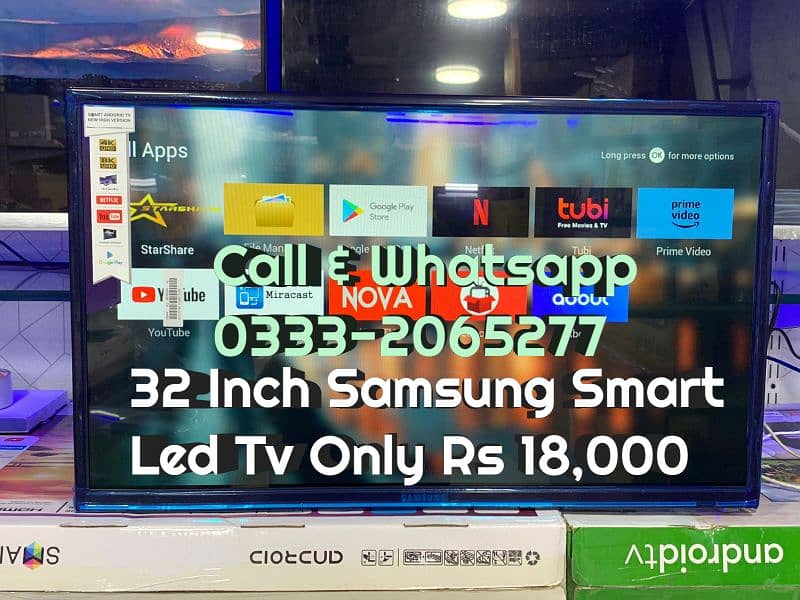 30" Inch Smart Android Led Tv YouTube Wifi Brand New Tv All sizez 5