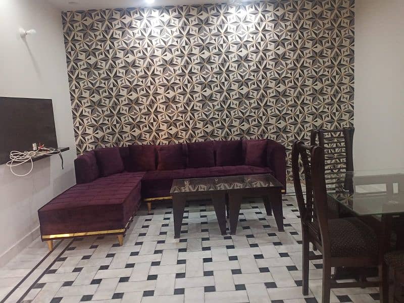 fully furnished house(daily weekly monthly) in johar town Lahore 1
